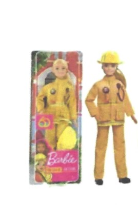 Barbie-Mattel Asst. GFX23 GFX29-YOU CAN BE ANYTHING - Feuerwehrfrau - Neu& OVP