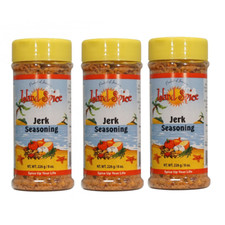 Island Spice Jerk Jamaican Seasoning 8 Oz - Pack of 3 - Tariffs are paid by us