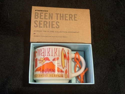 NEW Starbucks Been There Series WAIKIKI Ornament 2 oz. Mug