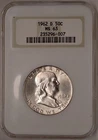 1962-D Franklin Half NGC MS63 Gen 5 Fatty Old Holder
