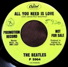 Beatles 1967 PROMO 45 All You Need is Love w/Picture Sleeve, Genuine Nice VG!