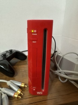 Nintendo Wii RVL-001 Red Limited Edition Console with Controller