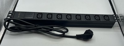 LogiLink PDU8A01 Power Distribution Unit (Pdu)  8 Ac Outlet(S) 1U Black