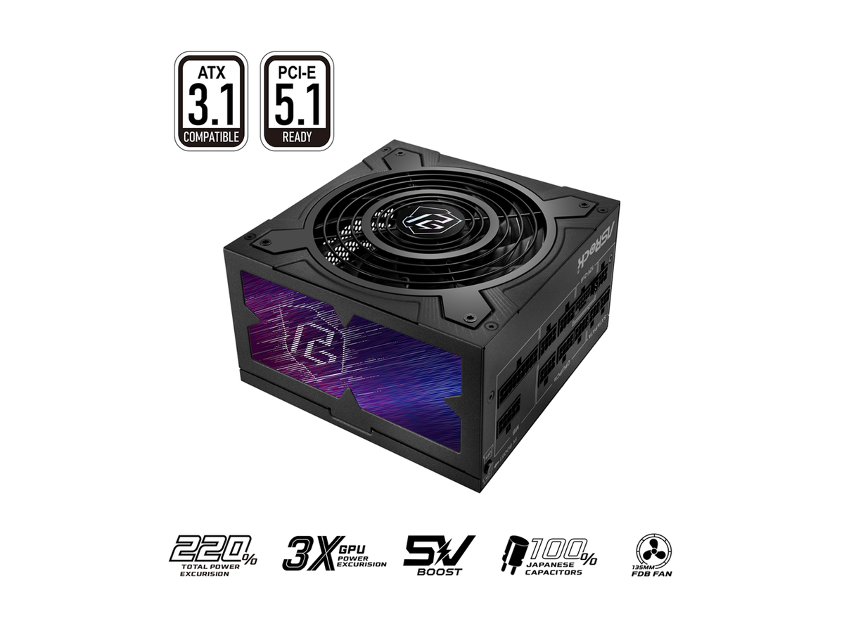 [新品] ASRock Phantom Gaming PG-1000G ASRock | PG-1000G 電源ユニット