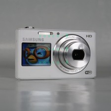 Samsung DV150F White Digital Camera 16.2MP 5x Optical Zoom Dual LCD Screen
