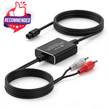 Portable Optical To Rca Adapter-6 Ft Long-bui...