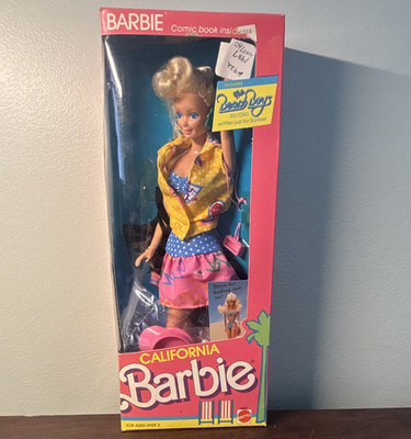 Mattel California Barbie Doll #4439 Vintage 1980s Original Opened Box