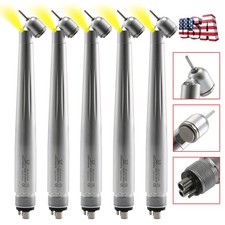 LED Dental 45 Degree Surgical High Speed Handpiece Push Button 4 Hole NSK STYLE