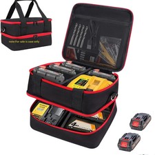 Battery Storage Case for Milwaukee M18/12 Batteries Box Holder Tool Carrying Box