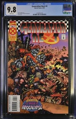 Generation Next #4 CGC 9.8 WP Marvel 1995 Age of Apocalypse X-Men  