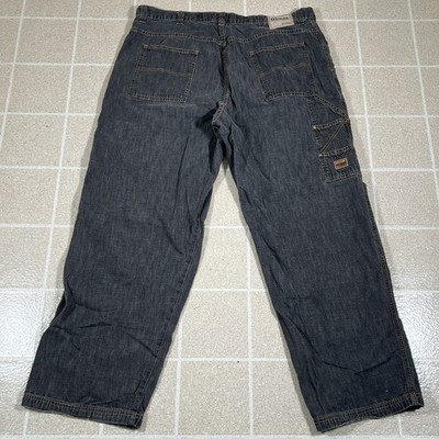 Vintage USA Made Guess Black Jeans Carpenter 32x30 90s Y2K