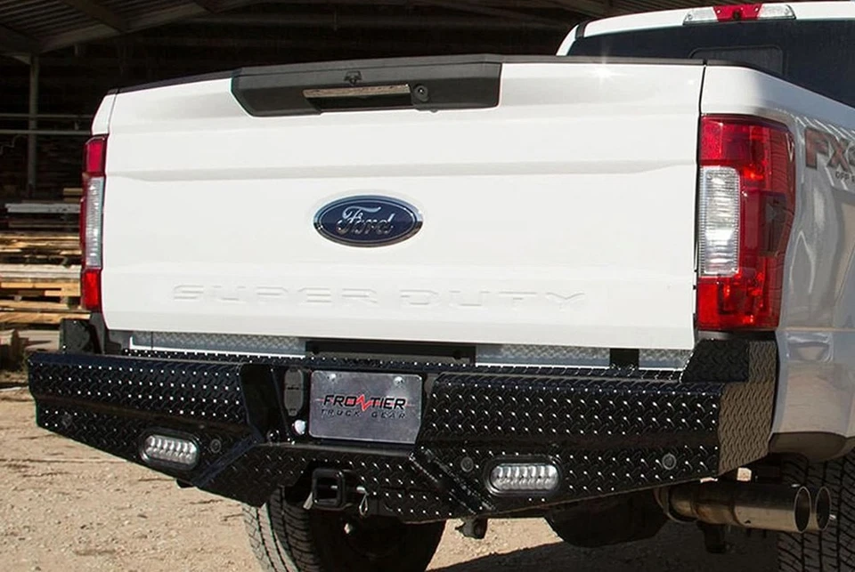 For Ford F-250 Super Duty 08-16 Bumper Diamond Series Full Width Black Powder - Imagem 4 de 4