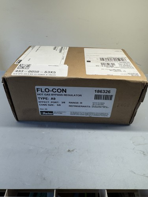 #ad Parker Flo Con A9 Hot Gas Bypass Regulator 3 8quot; 5 8quot; Conn Commercial Pressure $299.99