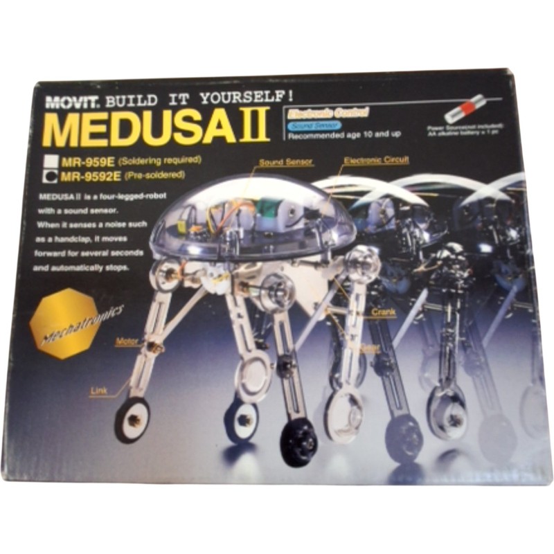 Medusa II Robot Kit Sound Sensor Build It Yourself 4 Legged Mechatronics