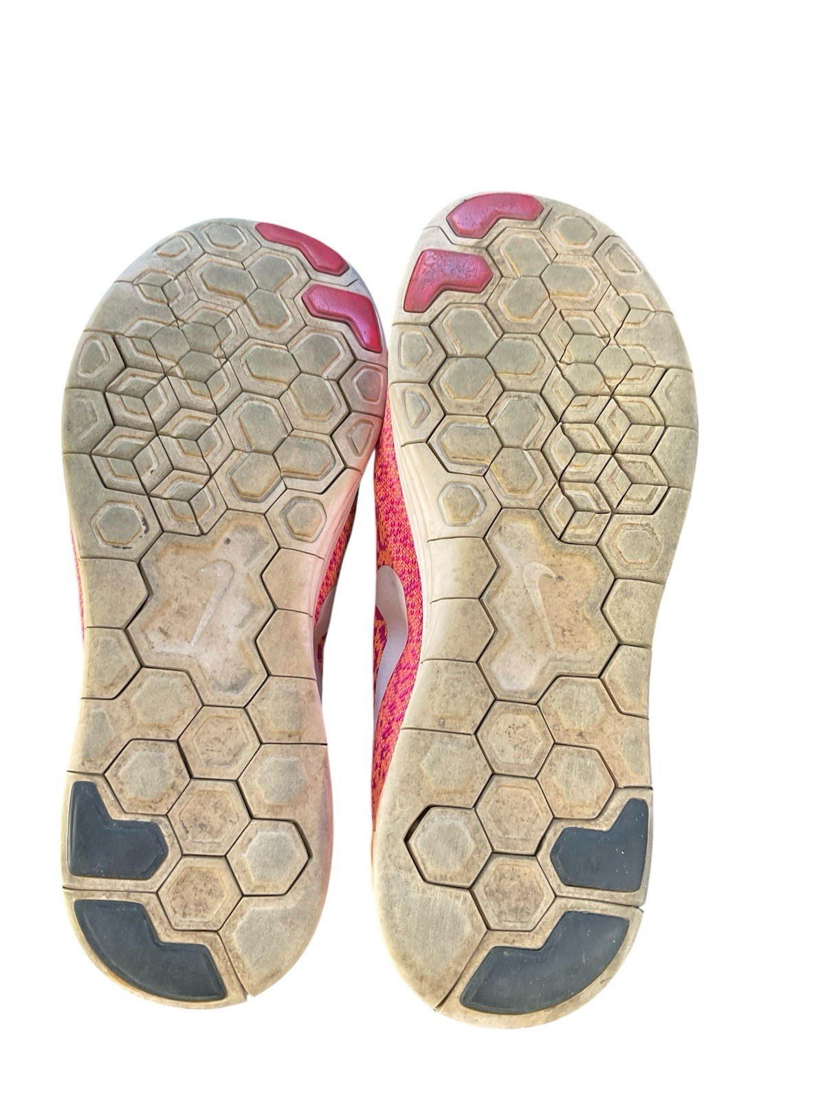 NIKE WOMENS FREE RN DISTANCE ATOMIC ORANGE PINK BLISS SIZE 11 thumbnail 6