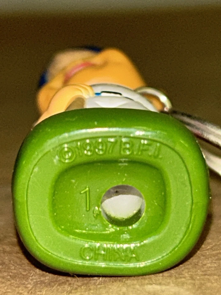 Vintage BFI 1997 MLB Boston Red Sox Smiling On Deck Figure Bobblehead Keychain - Image 3 of 3