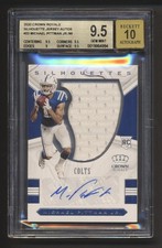 2020 Crown Royale SILHOUETTES JERSEY AUTO /99 Michael Pittman Jr RC BGS 9.5 / 10