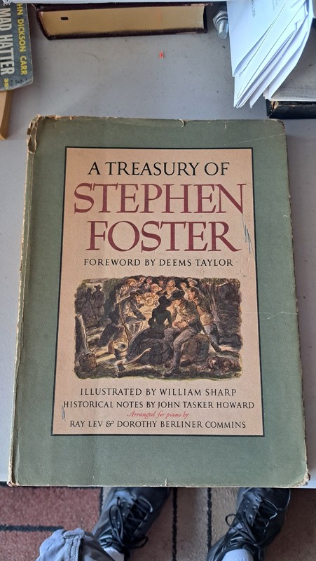 A Treasury of Stephen Foster (1946)  1st Edition/ 1st Printing - Illustrated 