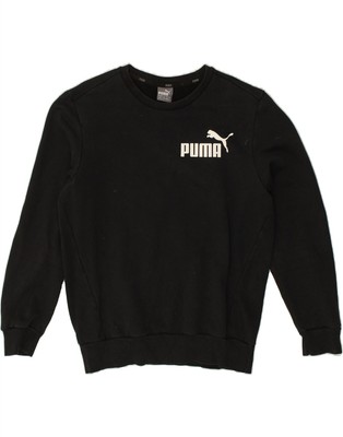 Puma Herren Sweatshirt Pullover Small Schwarz Baumwolle AO18