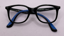 RAY BAN FRAMES ONLY EYEGLASSES RB 1604 3862 BLACK BLUE 44-16-130