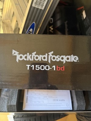 Rockford Fosgate T1500-1BDCP 1500W Mono Channel Power Amplifier