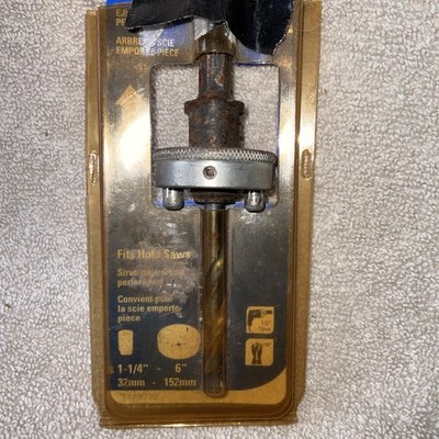 Lenox Tools 6L Snap Back Arbor w/ 1=1/4'' Pilot Drill Bit for Hole Saws 2017 Tool