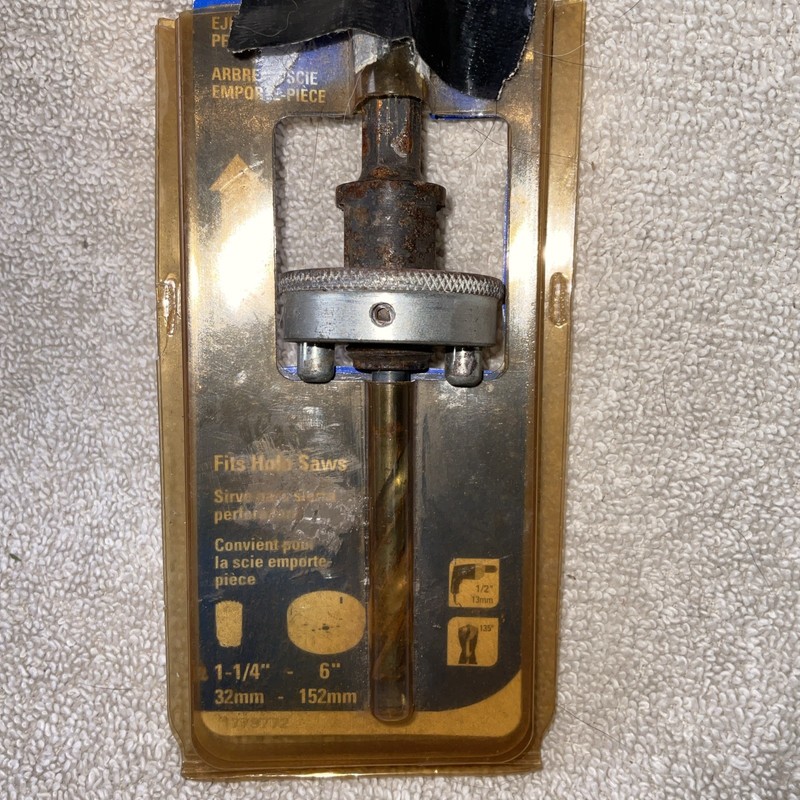 Lenox Tools 6L Snap Back Arbor w/ 1=1/4" Pilot Drill Bit for Hole Saws 2017 Tool