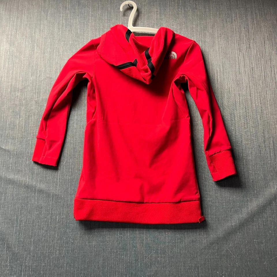 THE NORTH FACE Sudadera con Capucha para Niño Talla XXS (5) Rojo Polar Cremallera Completa Bolsillos Chaqueta Cálida Foto 4 de 4