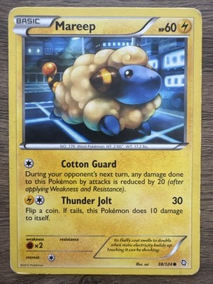 Pokemon Mareep 38/124 Dragons Exalted Card LP
