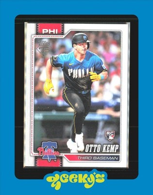2026 Topps Otto Kemp [Base] #187- Philadelphia Phillies RC $2MIN ORDER
