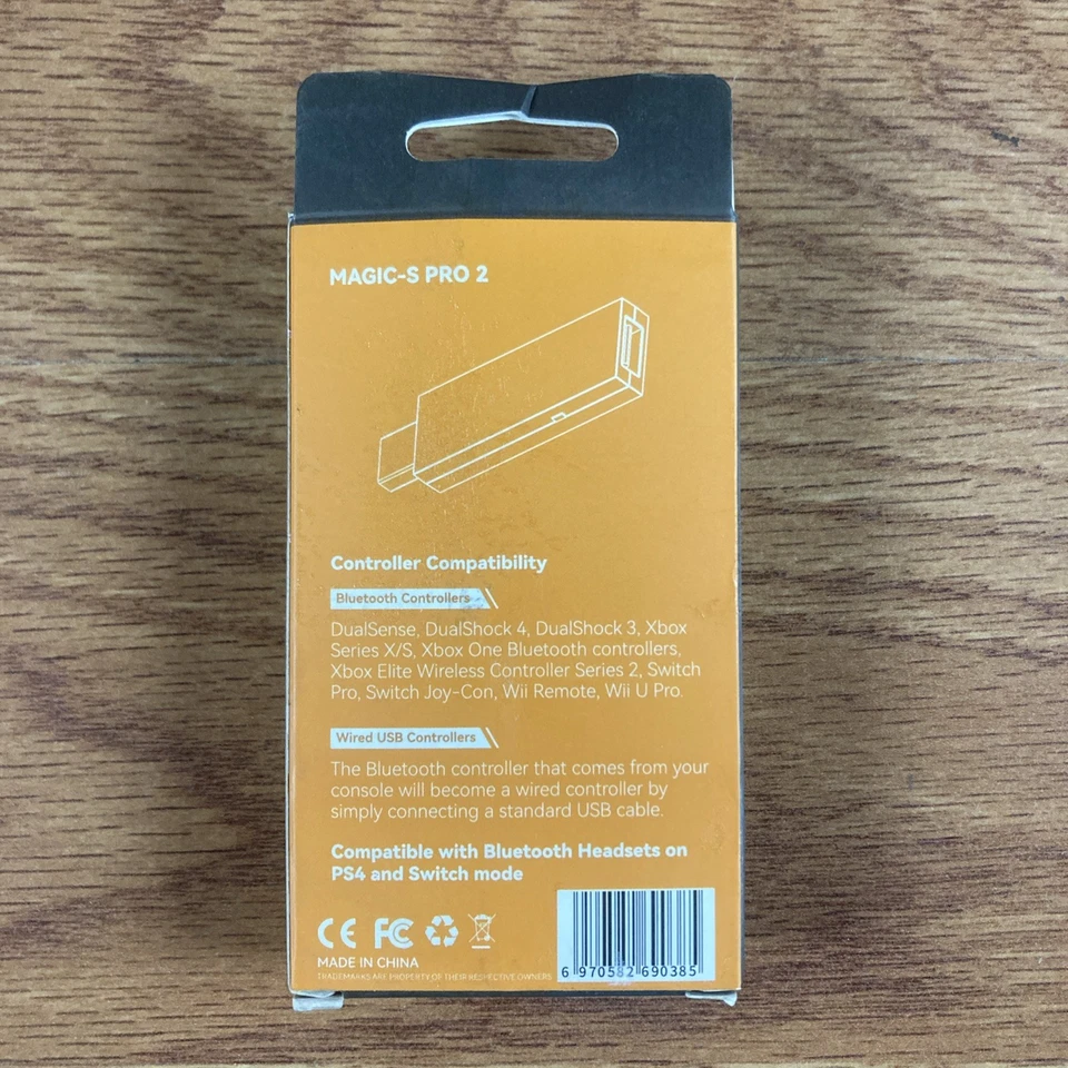 MAYFLASH MAGIC-S Pro 2 Wireless Bluetooth USB Adapter for PS3 PS4 Switch Windows - Image 2 of 4