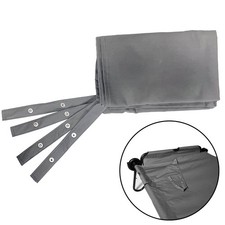 Cuna Disc-O-Bed 2XL para sistemas de cama plegable portátil y camping, gris (caja abierta)