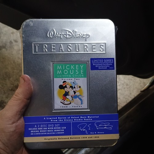 Walt Disney Treasures Mickey Mouse in Living Color Volume 2 DVD Set NEW ...