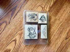 stampin up stamp sets wood blocks