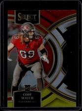 2023 Panini Select Silver Prizms Die Cuts #133 Cody Mauch Buccaneers Rookie