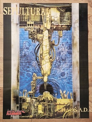 SEPULTURA - Riesiges Poster von 2007 - 55 x 75 cm - NEUWERTIGER ZUSTAND!