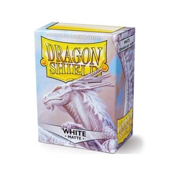 Dragon Shield Matte White Standard Card Sleeves 100ct