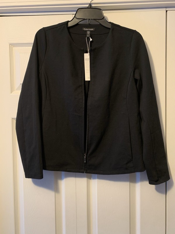 Eileen Fisher Women’s Ponte Zip Front Jacket Size XXS  NWT