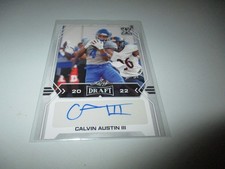 Calvin Austin III 2022 Leaf Draft Auto #BA-CA1