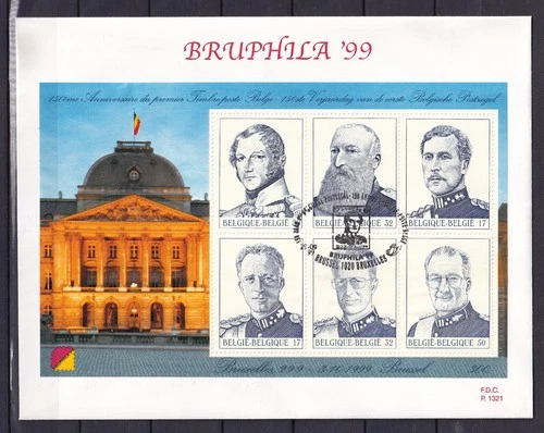 [LG77999] Belgium N°BL80FDC Royalty First Day Cover COB € 25,00 SUPERB