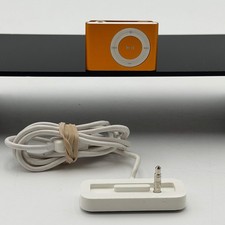 Apple iPod Nano 2nd Gen A1204 2GB Orange with Charging Dock