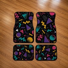 Retro 90s Car Floor Mats Set Of 4 Neon Arcade Jdm Interior Retro 90s Car Floor Mats Set Of 4 Neon Arcade Jdm Interior