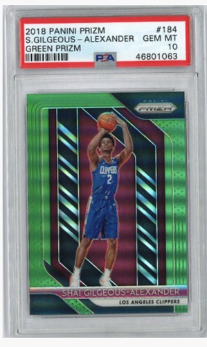 2018 Shai Gilgeous-Alexander [Green Prizm] #184