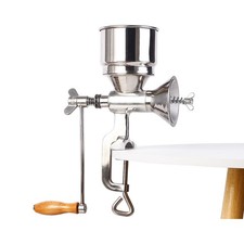 Macinatutto manuale professionale in acciaio inox grani mais manovella