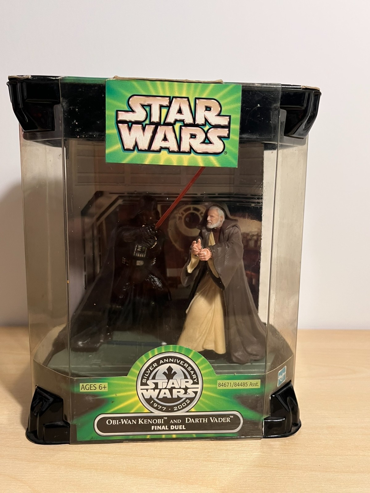 Star Wars Aniversario Plata Obi-Wan Kenobi y Darth Vader Duelo Final 2 figuras