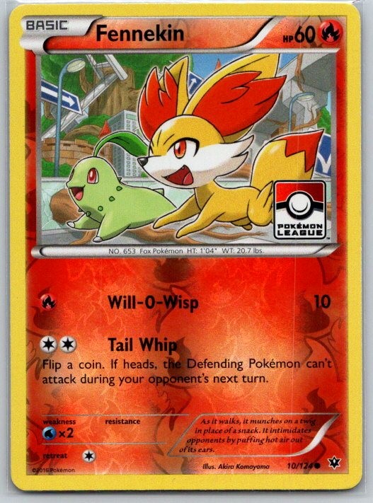 Braixen (Pokemon League) 12/124 League & Championship Cards  Reverse Holo NM