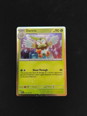 Pokemon TCG - Dartrix (Cosmo Holo DOUBLE SWIRL) - [014/197] Obsidian Flames