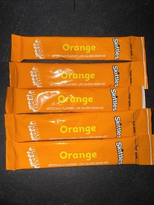 50 Packets of Sugar Free Skittles Orange Flavor Drink Mix