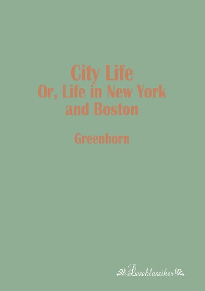 Greenhorn | City Life | Taschenbuch | Englisch (2013) | 336 S. | Leseklassiker-image