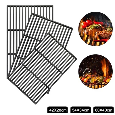 MARKENLOS Gusseisen Grillrost Markengrillrost Emailliert Grillgitter Grillaufsatz 3 Größen